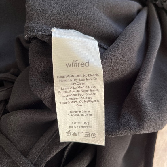 BNWOT⎜Aritzia Wilfred⎜FLEURETTE JUMPSUIT⎜BLACK - Picture 11 of 12